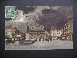 Compiegne-La Place De L'Hotel-de-Ville 1908 - Picardie
