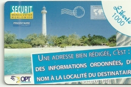 Nouvelle Calédonie - New Caledonia - Carte Recharge Liberté Utilisée - Phone Card Recharge Used - New Caledonia