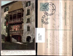 272708,Präge Künstler AK Zeno Diemer Innsbruck Goldenes Dachl Pub Ottmar Zieher 1466 - Diemer, Zeno