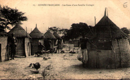 GUINÉE FRANÇAISE - Les Cases D'une Famille Coniagui - Guinée Française