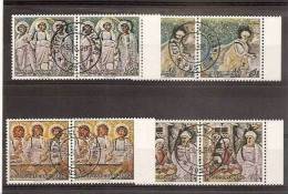 1990 Vaticano Vatican CARITAS 2 Serie Di 4v. Usate Con Gomma Annullo FDC 5/6/90 USED - Used Stamps