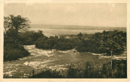 Afrique - Congo - Brazzaville - Vue D'ensemble Sur Les Rapides Du Djoué Et Du Congo - 2 Scans - état - Brazzaville