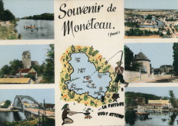 Souvenir De MONETEAU - Vues Multiples - Moneteau