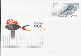 WINTER OLYMPIC GAMES, SALT LAKE CITY'02, SPEED SKATING, CCOVER STATIONERY, ENTIER POSTAL, 2002, GERMANY - Inverno2002: Salt Lake City