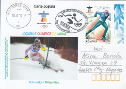 WINTER OLYMPIC GAMES, VANCOUVER'10, SKIING, SPECIAL POSTCARD, 2010, ROMANIA - Winter 2010: Vancouver