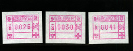 IRELAND/EIRE - 1990  FRAMA SET 1  MINT NH - Franking Labels