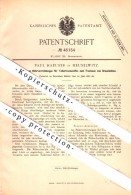 Original Patent - Paul Haeuser In Meuselwitz , 1887 , Trockenofen Für Braunkohle , Bergbau , Zeche , Grube , Häuser !!! - Meuselwitz