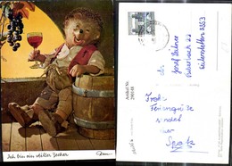 Delcampe - 290148,Mecki 311 Igel Mann M. Weinglas Betrunken Wein Fass Ich Bin Ein Stiller Zecher - Mecki