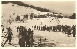 Schweiz, 1954, Skisport Am Albis, Langnau Nach Ulm /Donau, Siehe Scans! - Langnau Im Emmental