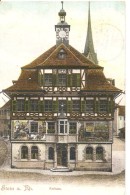 Schweiz, 1905, Stein Am Rhein Rathaus Nach Wattwil, Kloster St. Georgen,  Siehe Scans! - Stein