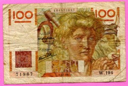 Billet 100 Francs "Jeune Paysan" - 9.1.1947 - W194 - 100 F 1945-1954 ''Jeune Paysan''