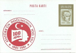 Cyprus (Turkey); 1981 Postal Stationery - Storia Postale