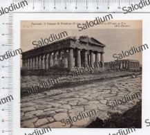 PAESTUM Tempio Di Posidone - Immagine Ritagliata Da Pubblicazione Originale D´epoca - Other & Unclassified