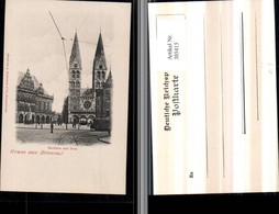 305415,Gruß Aus Bremen Rathaus U. Dom Straßenansicht - Other & Unclassified