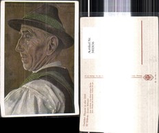 302836,VDA P. 14 Nr. 7 K&uuml;nstler Ak W. Willrich Tiroler Altbauer Hut Seitenportrait - Guerre 1939-45