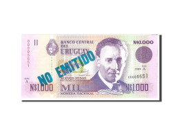 Billet, Uruguay, 1000 Nuevos Pesos, 1989, Undated, KM:67a, NEUF - Uruguay