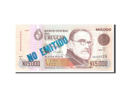 Billet, Uruguay, 5000 Nuevos Pesos, 1989, Undated, KM:68a, NEUF - Uruguay