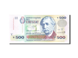 Billet, Uruguay, 500 Pesos Uruguayos, 1999, Undated, KM:82, NEUF - Uruguay