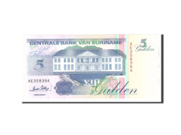 Billet, Suriname, 5 Gulden, 1995, 1995-06-01, KM:136b, NEUF - Surinam