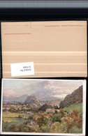 317684,Künstler AK E. T. Compton Salzburg Teilansicht Bergkulisse - Compton, E.T.