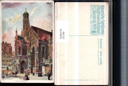 321349,Künstler Litho Heinrich Kley Nürnberg Frauenkirche Kirche Bayerische Landesaus - Kley