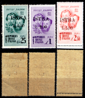 Italia-F01121 - 1945 - Occupazione Jugoslava Dell'Istria - Sassone N. 31, 32, 33 (++) MNH - Privo Di Difetti Occultii - - Jugoslawische Bes.: Istrien