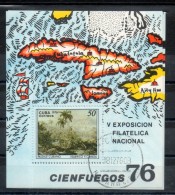 Cuba. Bloc Feuilet. Ve Exposition Philatélique Nationale. 1976 - Blocs-feuillets