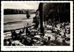 ALTE POSTKARTE FALLINGBOSTEL LIETH-CAFÉ IM BÖHMETAL E. Wischmann Freikegelbahn Freibad 2 Minuten Ansichtskarte Postcard - Fallingbostel