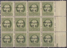 1960.160 CUBA 1960. MNH. HABILITADO 10 Cts. SACO. BLOCK 12. - Neufs