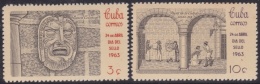 1963.35 CUBA 1963 MNH. DIA DEL SELLO. STAMPS DAY PLAZA DE LA CATEDRAL. - Ongebruikt