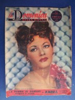 M#0R22 Rivista LA DOMENICA DELLA DONNA 1949/YVONNE DI CARLO/LINDA DARNELL/MODA - Mode