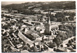 65 - Hautes Pyrénées /  GALAN : Vue Générale Aérienne - La Place, L'Eglise Et La Vieille Prison. - Galan