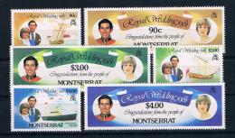 Montserrat 1981 Royal Wedding - Charles Und Diana Mi.Nr. 465/70 Kpl. Satz ** - Montserrat