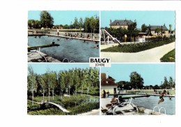 18 - BAUGY - Multivues - Piscine Plongeoir Garçon Plongeon - 1965 - Baugy