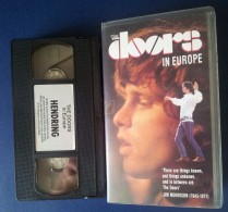 M#0R69 MUSICA - THE DOORS IN EUROPE VHS /JIM MORRISON - Concerto E Musica