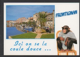 DF / 34  HERAULT / FRONTIGNAN / ICI ON SE LA COULE DOUCE ... LE PORT / CHIMPANZE - Frontignan