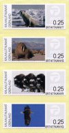 GREENLAND (2011) - Fauna - ATM - Ours / Polar Bear, Walrus / Morse, Muskox / Boeuf Musqué, White-tailed Eagle / Aigle - Machine Stamps