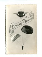 Cp - Parachutisme - Bonne Année - Fallschirmspringen