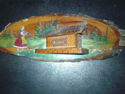 VERY RARE NEW/MINT 1959 WOODEN FOREST HOUSE BULGARIA LOW PRICE - Edifici & Paesaggi