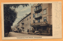 Schlangenbad Hotel Viktoria Germany 1910 Postcard - Schlangenbad