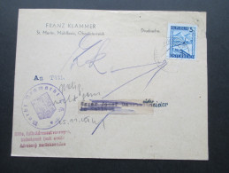 Österreich 1947 Nr. 738 Drucksache Markt Neumarkt Zurückgesendet / Retour ?! - Covers & Documents