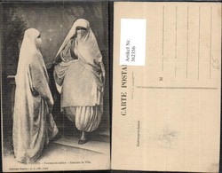362356,Volkstypen Alger Algier Algerien Mauresques Voilees Costume De Ville Frauen Ve - Ohne Zuordnung