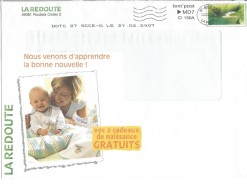 Pseudo Entier Postal " LA REDOUTE - Cigogne 2007 " - Pseudo-interi Di Produzione Privata