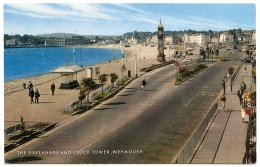 WEYMOUTH : THE ESPLANADE AND CLOCK TOWER - Weymouth