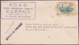 1964-H-8 CUBA 1964. SOBRE CON MARCAS DE DEVOLUCION. FORWARDED COVER. - Lettres & Documents