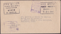 1997-H-5 CUBA 1997. CORREO OFICIAL PORTE PAGADO. MULTAS SANCTI SPIRITUS. - Briefe U. Dokumente