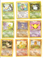 LOTTO POKEMON BASE  9 CARTE - Lots & Collections