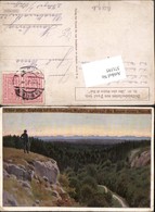 371195,Künstler AK Paul Hey Volksliedkarte 88 Über Allen Gipfeln Ist Ruh Landschaft P - Hey, Paul