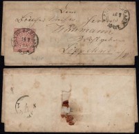 Germany North Confederation 1870 Postal History Rare Cover Landsberg DB.369 - Postwaardestukken