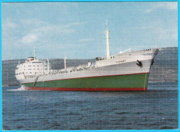 "SPLIT" - Russia Ex Soviet Union Tanker Ship ( Croatia Old Rare Postcard ) Pétrolier Petroliera Petrolero Petroleiro - Pétroliers